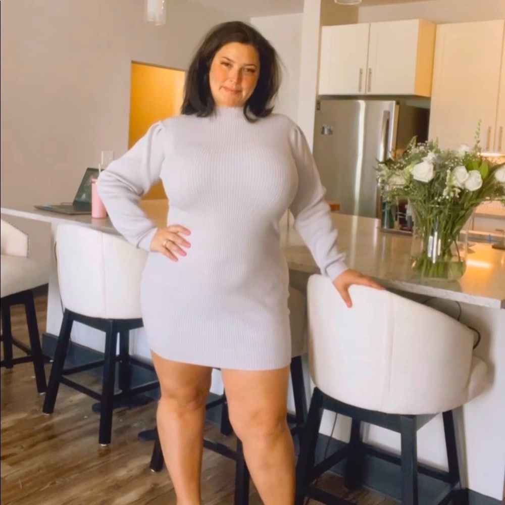 COPY - Michele turtle neck sweater dress